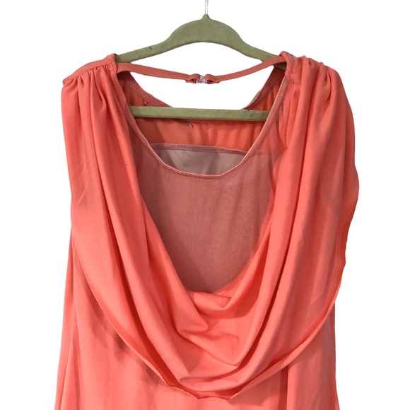 Lyrical costume in soft orange / peach with headpiece Size 7/8 - Picture 4 of 7